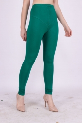 Forest Green Churidar Leggings